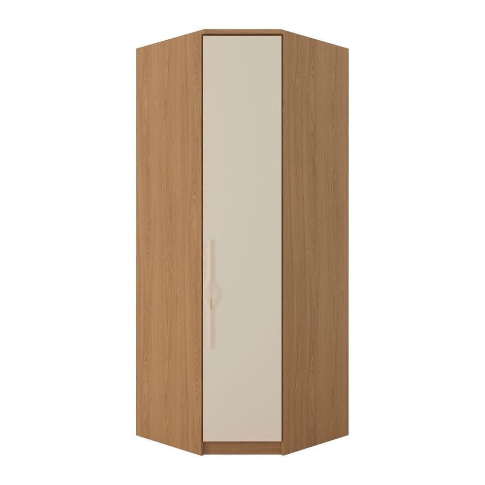 Guarda-roupa Modulo de Canto 1 Porta Decor Freijó/Off White