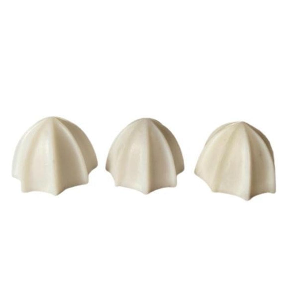 Kit 3 Castanha Extrator De Suco Encaixe Meia Lua 1 X 0,8 Cm