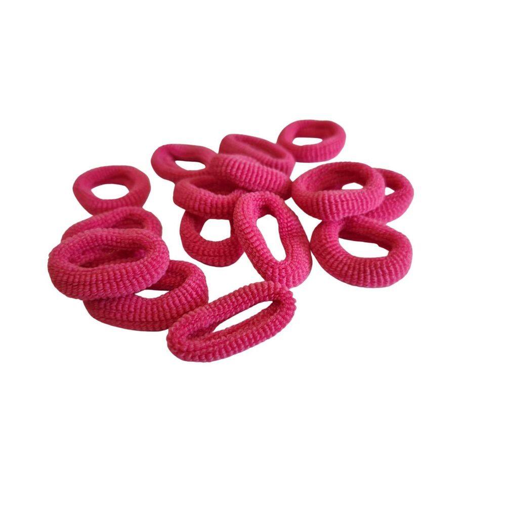 Xuxinha Elástico Para Cabelo Pequeno Rosa Pacote Com 50Un
