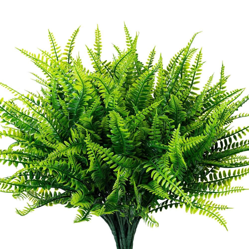 Flores artificiais Nigirior Fake Lavender Monkey Grass (verde)