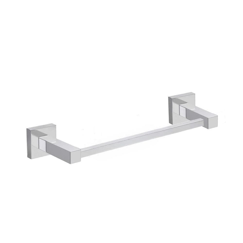 Porta Toalha Rosto Banheiro Super Luxo Latão Cromado Quadrit