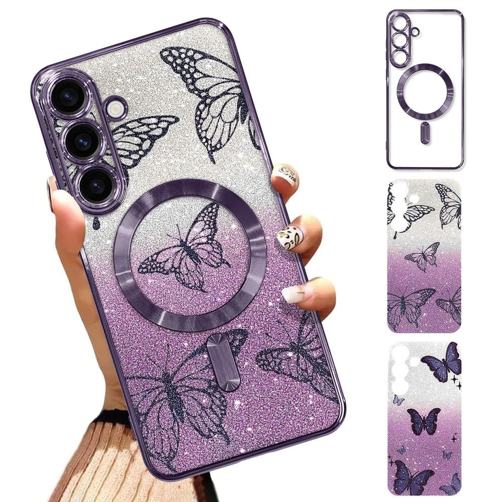Capa de telefone Illians Fit para Samsung Galaxy S25 Plus roxa