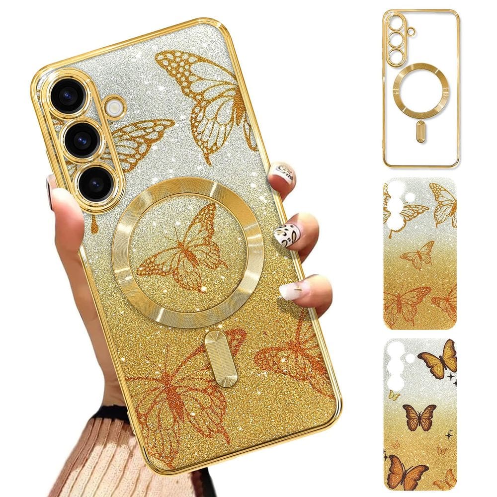 Capa de celular Illians Fit para Samsung Galaxy S25 Plus 6,7\" dourada