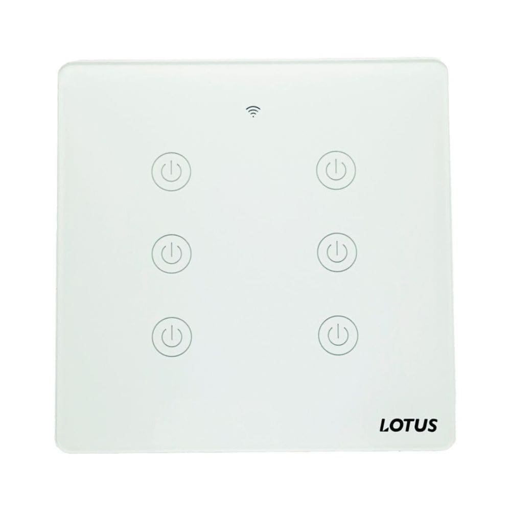 Interruptor Inteligente 6 Botões Zigbee 4X4 - Branco 50/1