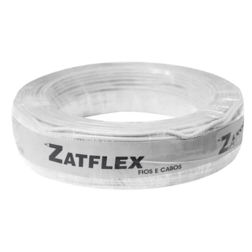 Fio Cabo Elétrico Flex 4,0Mm 750V Br Rolo 100Metros Zatflex