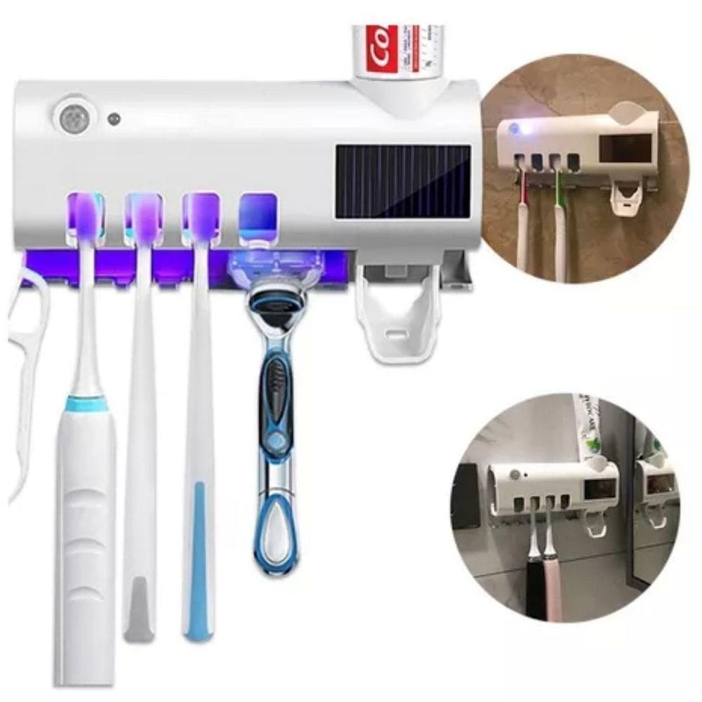 Suporte Para Escovas De Dente Com Led