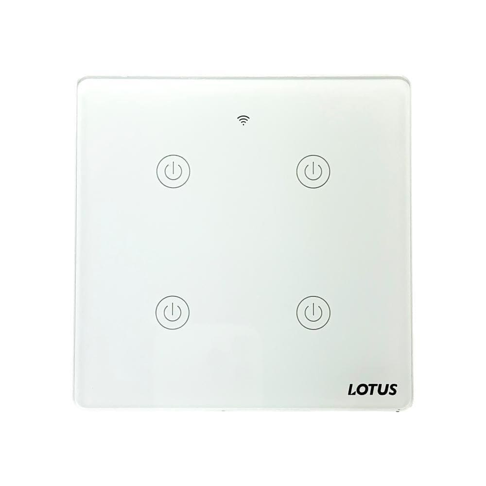 Interruptor Inteligente 4 Botões Zigbee 4X4 - Branco 30/1