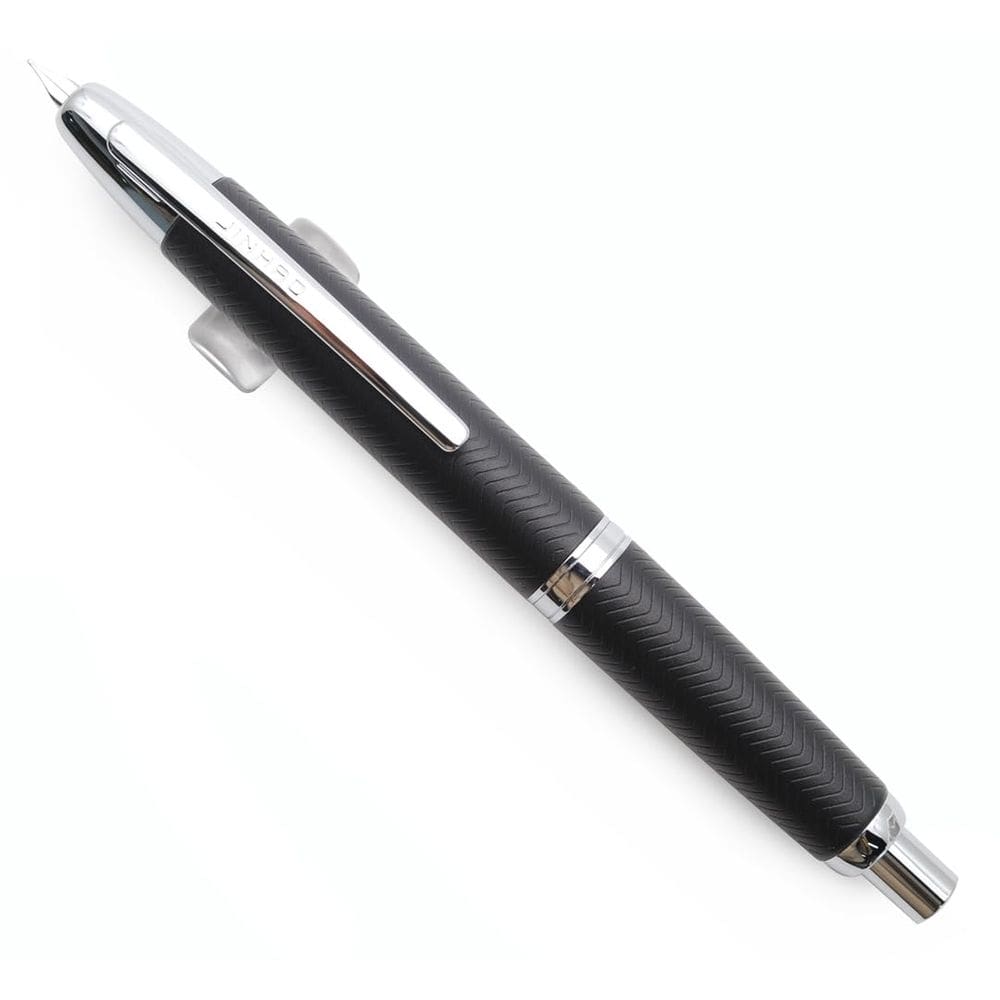 Caneta-tinteiro JINHAO 10 prensas de metal retrátil com conversor de tinta