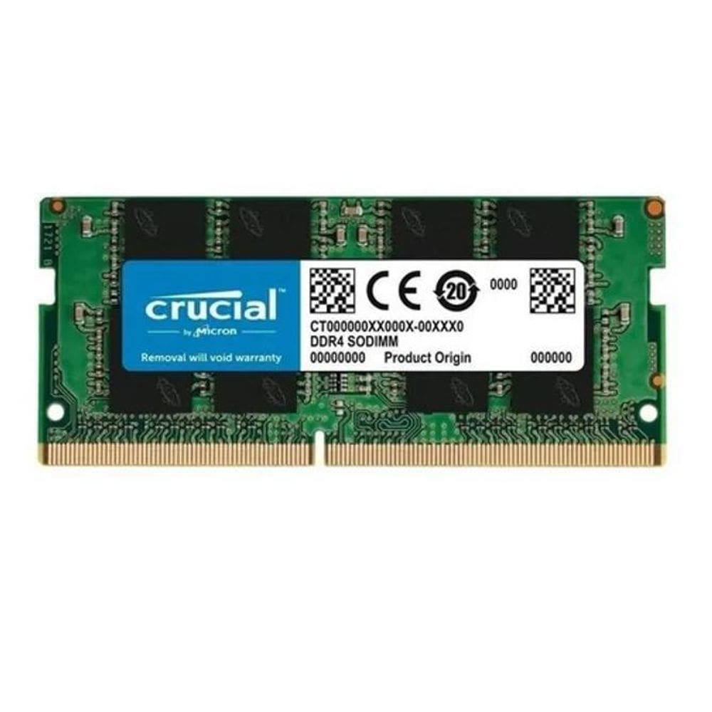 Memória Crucial 16GB DDR4 2666 SODIMM - Melhore seu Notebook