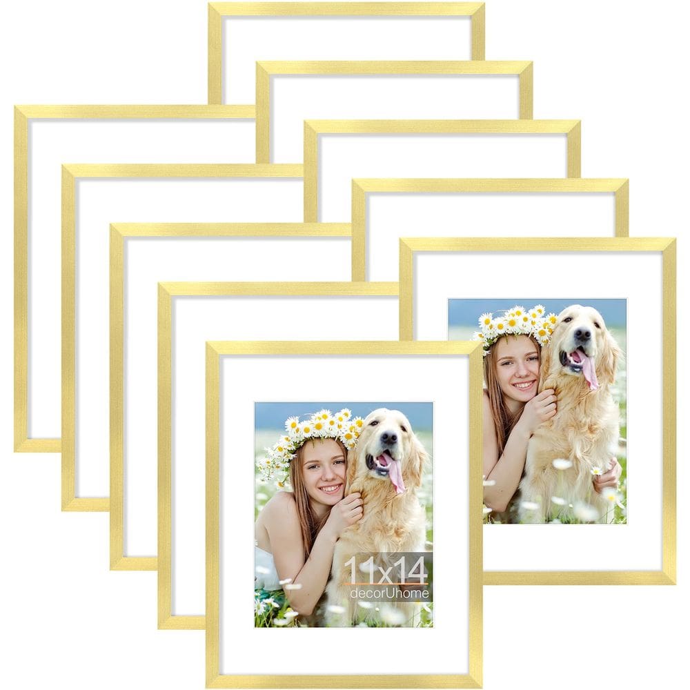 Porta-retratos DecoruHome 11x14 Conjunto de 10 para fotos 8x10