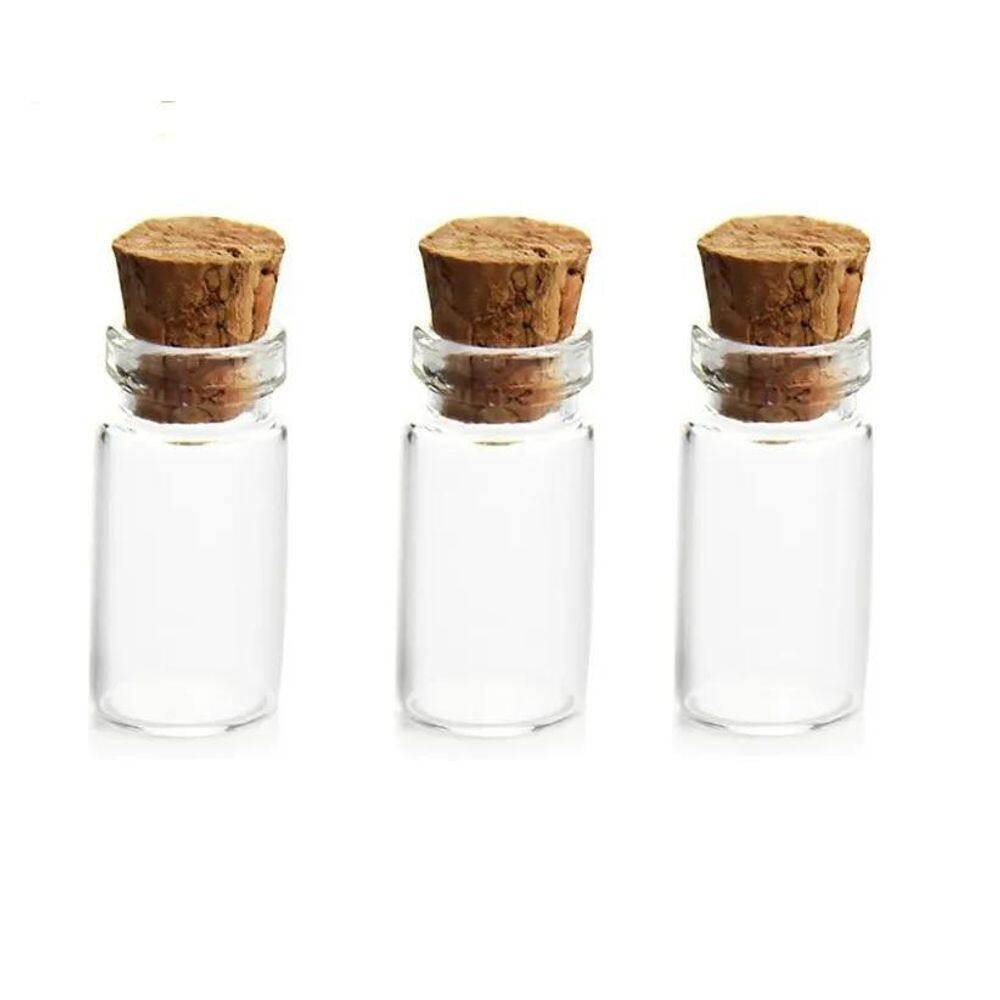 Kit 10 Vidrinhos De 3Ml Com Tampas De Rolha