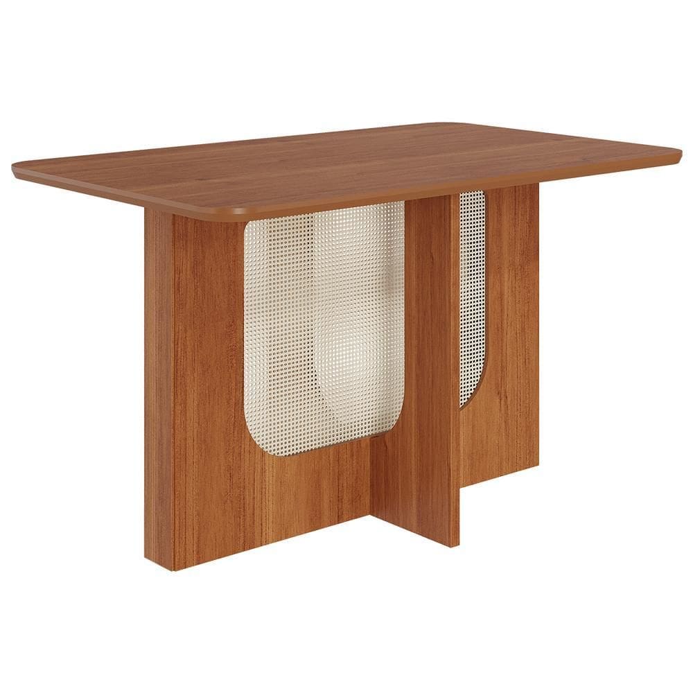 Mesa de Jantar Retangular Louise 130x80 com Tampo em MDF - Cimol Móveis