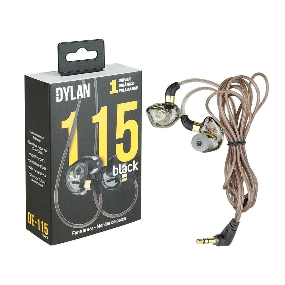 Fone De Ouvido Monitoramento De Palco In-Ear De-115 Dylan