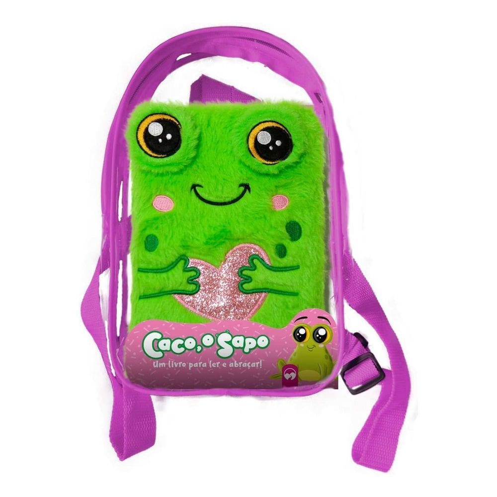 Livro Pelucia Caco o Sapo