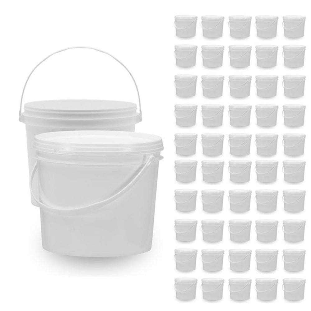 Balde Para Peixes De 1.8 Litros Branco 50 Pçs
