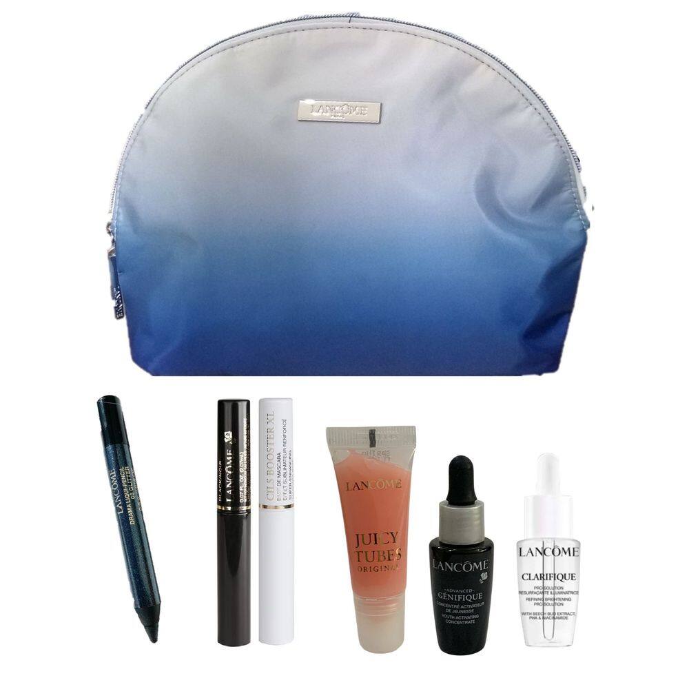 Necessaire Azul Com Clarifique , Genifique + 4 Produtos