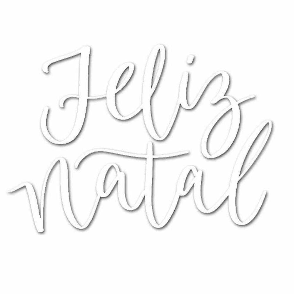 Transfer Para Balão Feliz Natal Branco G Com 1