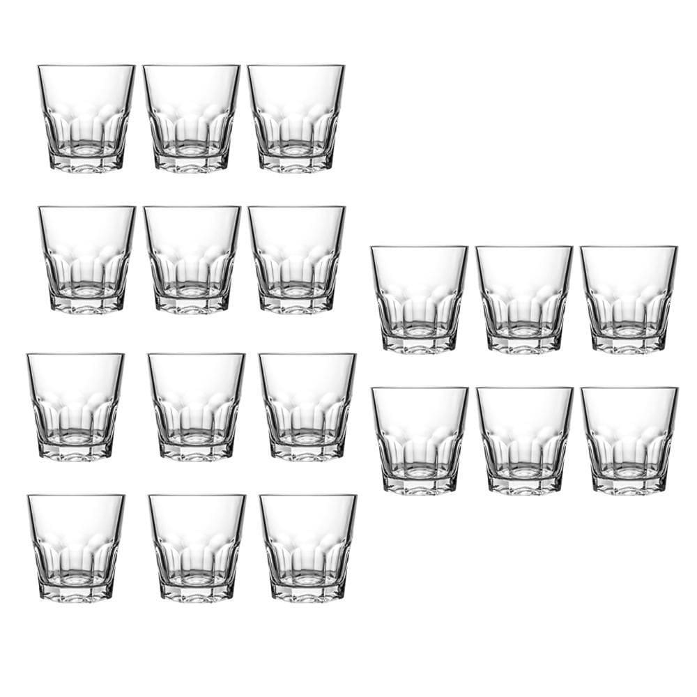 Conjunto 18 Copos Vidro Casual 300Ml Class Home