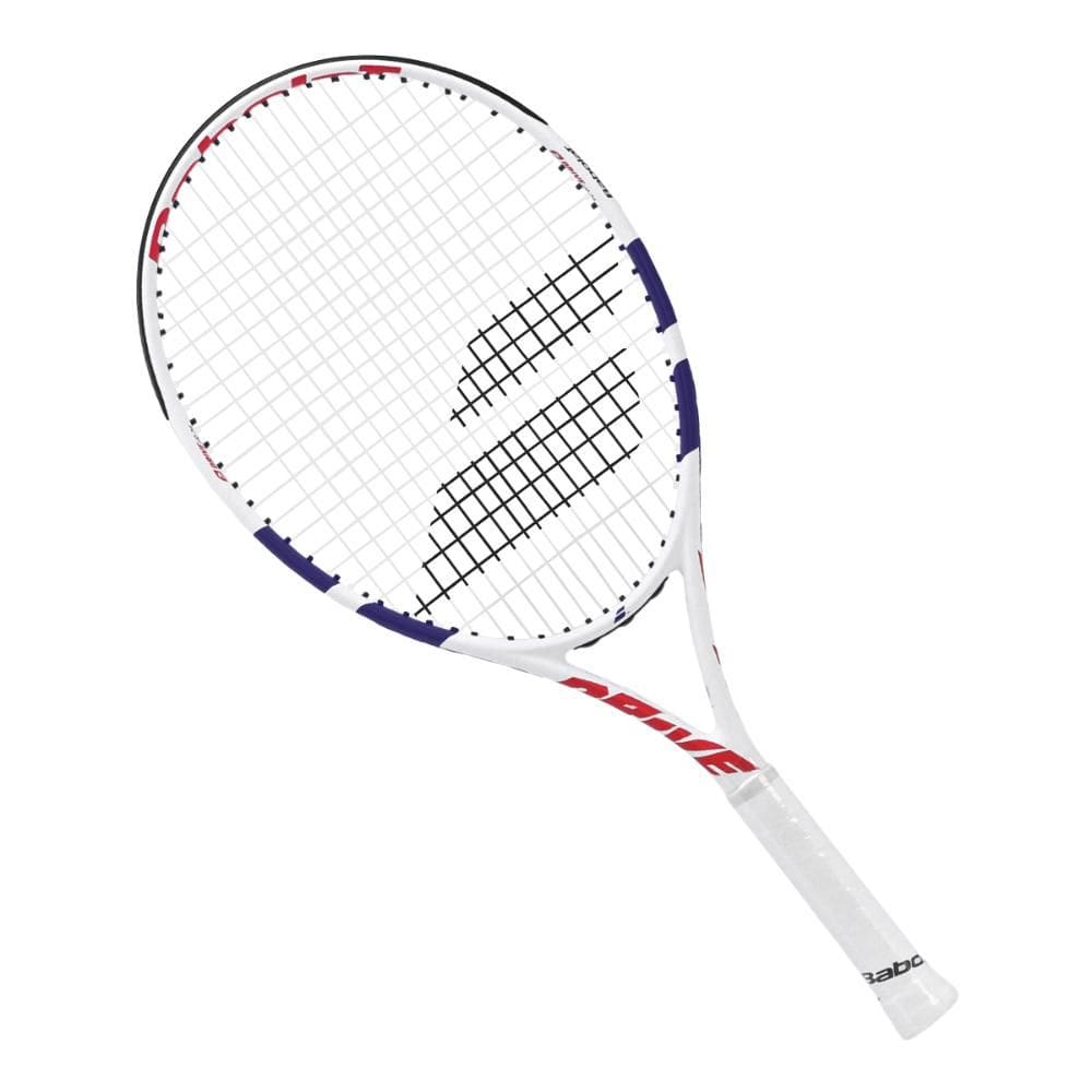 Raquete De Tênis Babolat Drive Junior 24 Branca e Azul