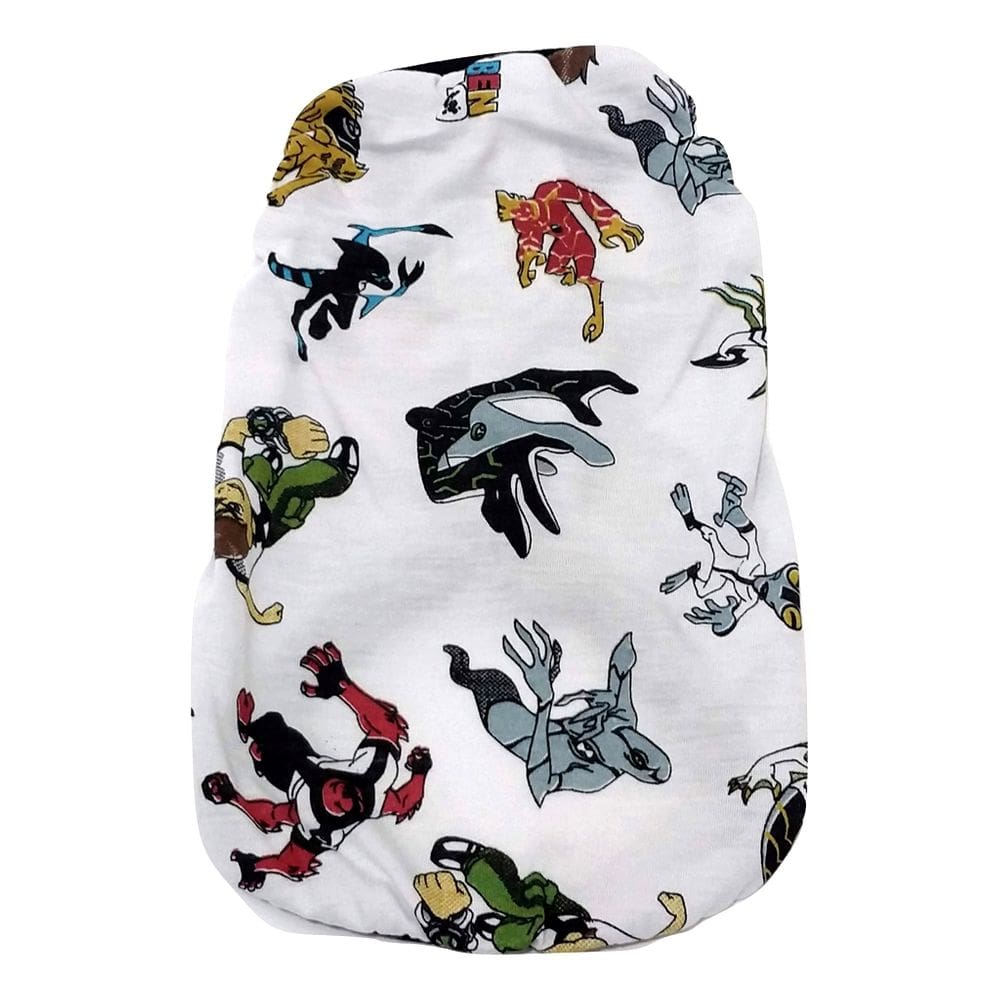 Camiseta Estampa do Personagem Ben 10 branca Tamanho M