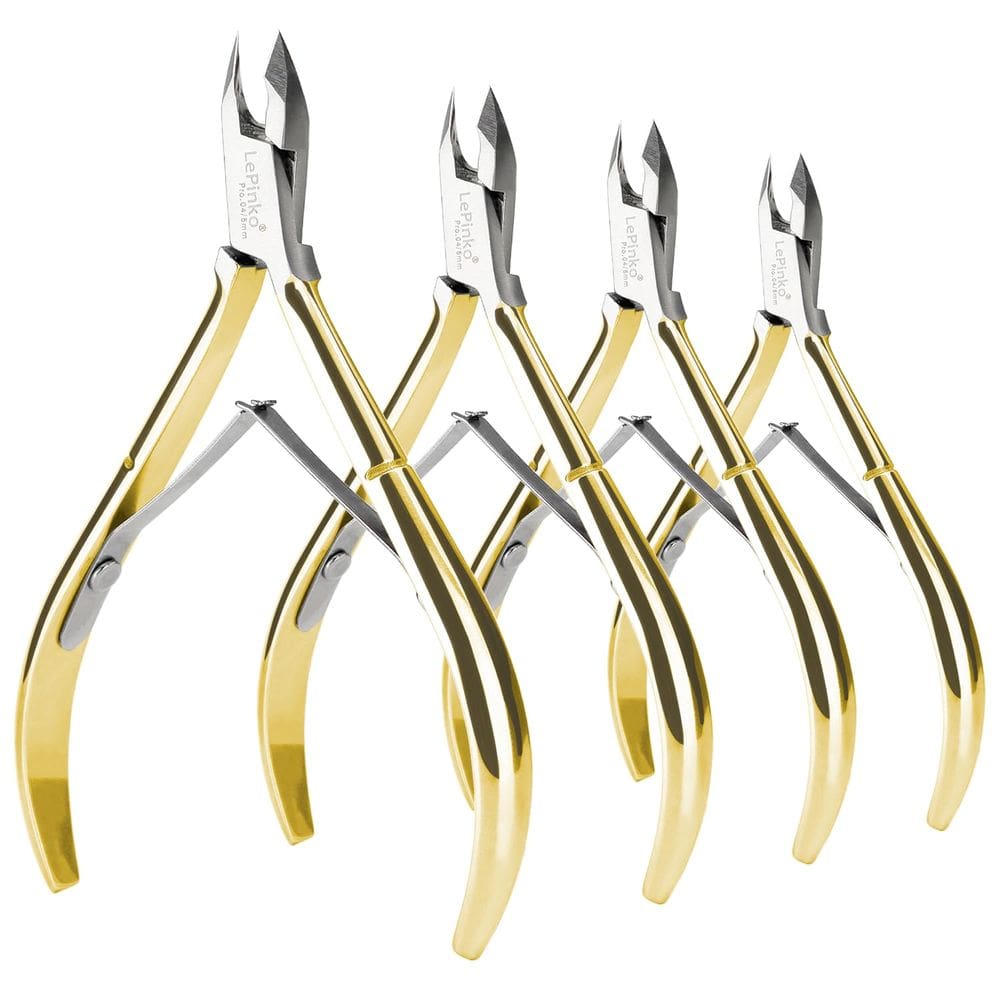 Kit de aparador de cutículas LePinko Upgrade Dead Skin Clipper, 4 unidades
