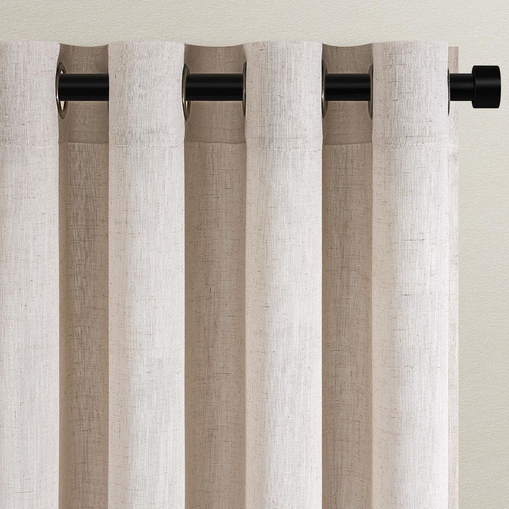 Conjunto de cortinas Topfinel Extra Long 274 cm e 2 painéis semi transparentes