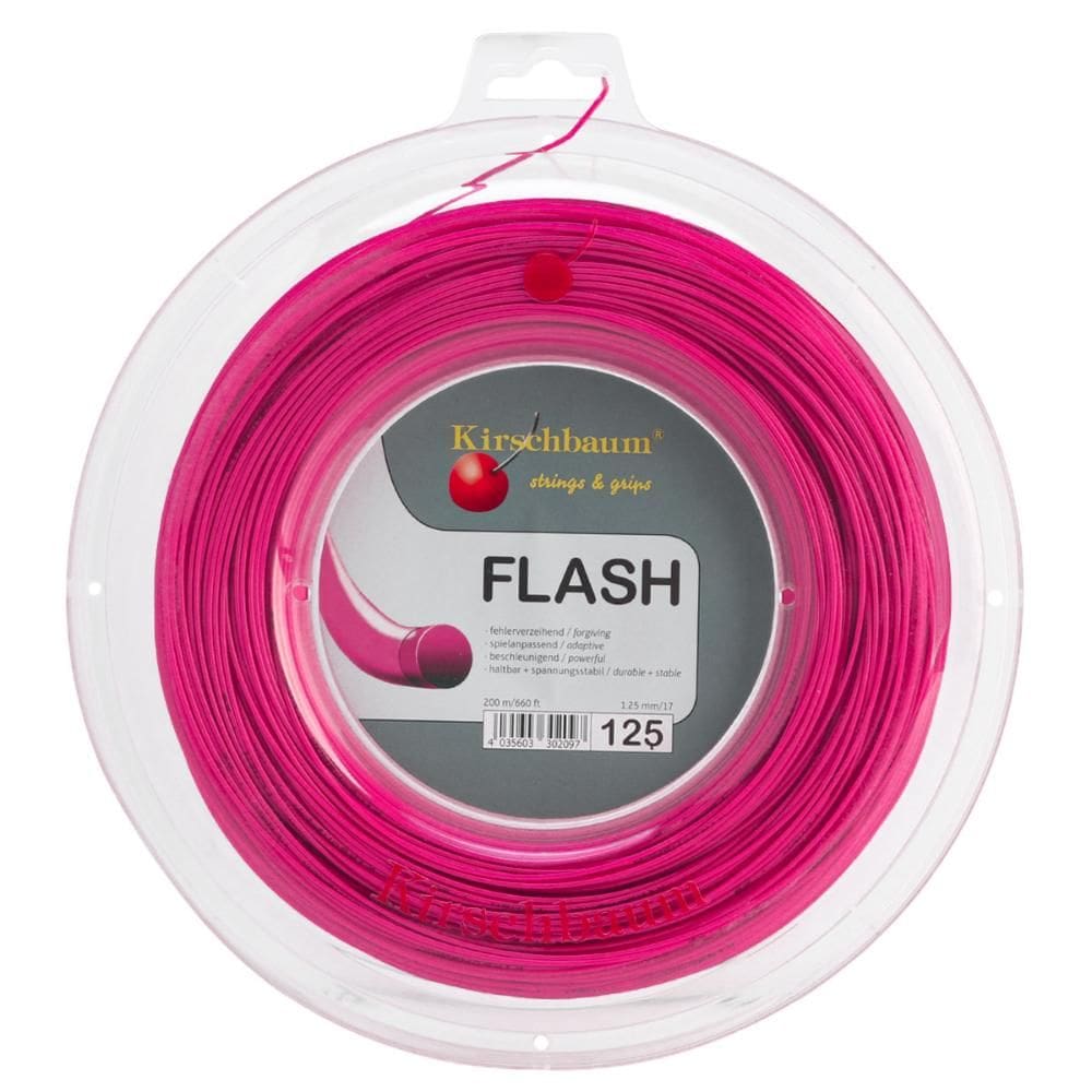 Corda Kirschbaum Flash 17L 1.25mm Rolo com 200 Metros Rosa