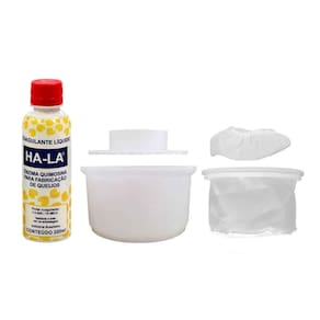 Kit Forma Queijo Minas Mp1000 Prensa Dessorador Touca Coalho