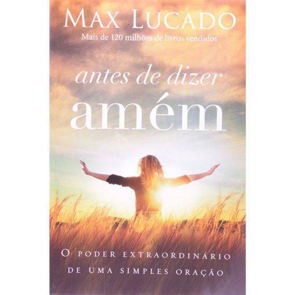 Livro Antes De Dizer Amém