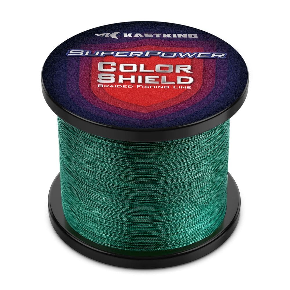 Linha de pesca KastKing Superpower ColorShield 30 LB 1000 jardas