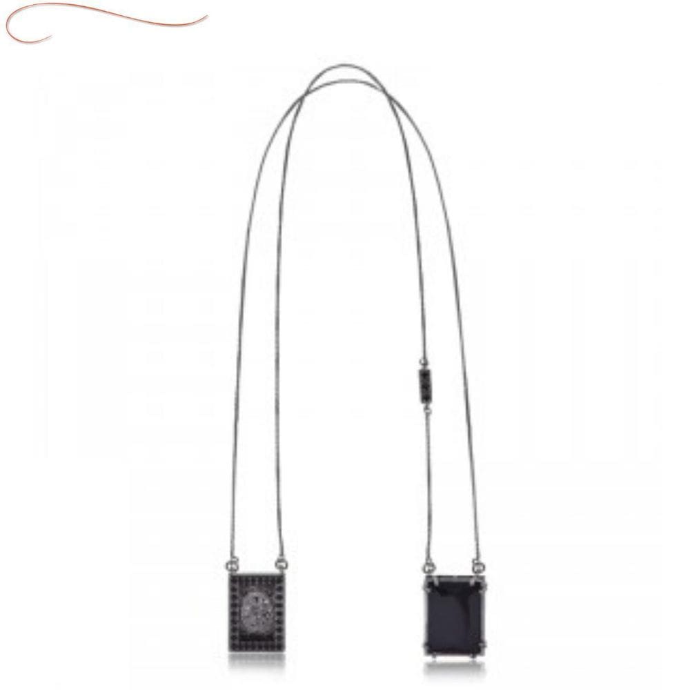 Escapulário Masculino Sagrado Unisex Banhado Com Pedra