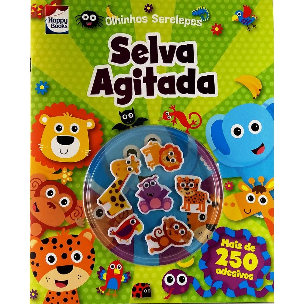 Livro - Olhinhos Serelepes - Selva Agitada