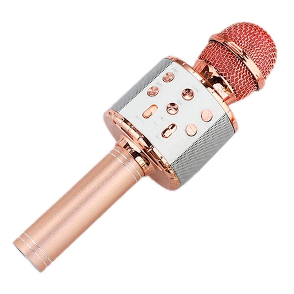 Microfone Sem Fio Karaokê Portátil Com Efeitos De Voz