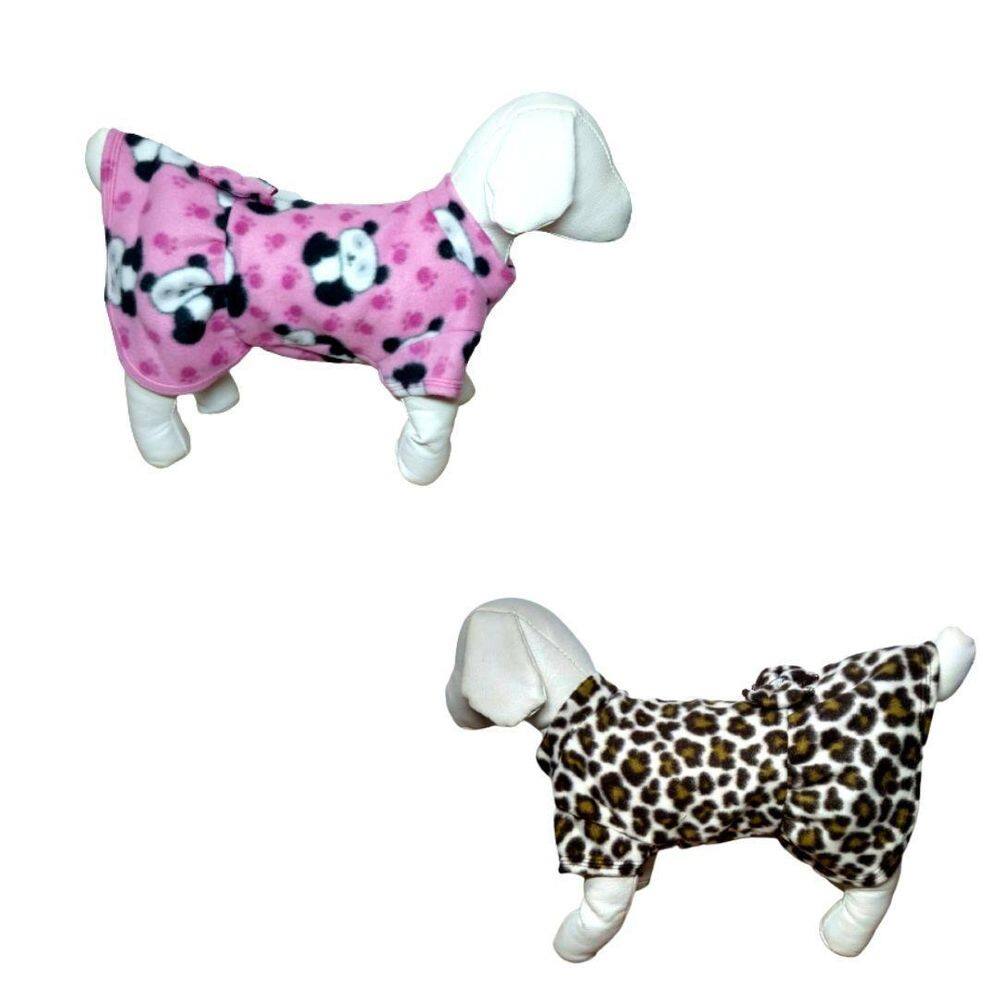 Kit 2 Roupas Para Cães - Vestidos De Inverno M