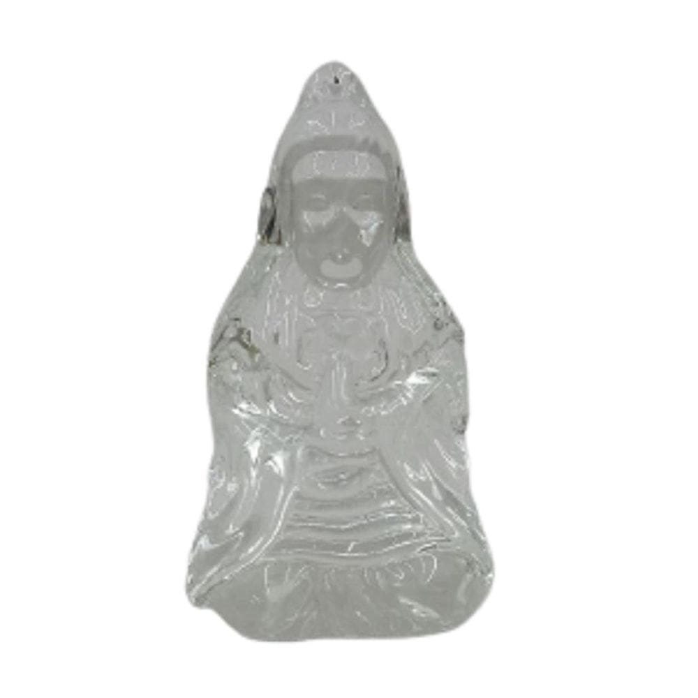 Buda Indiano De Vidro - 4,5X2,5X6,5Cm