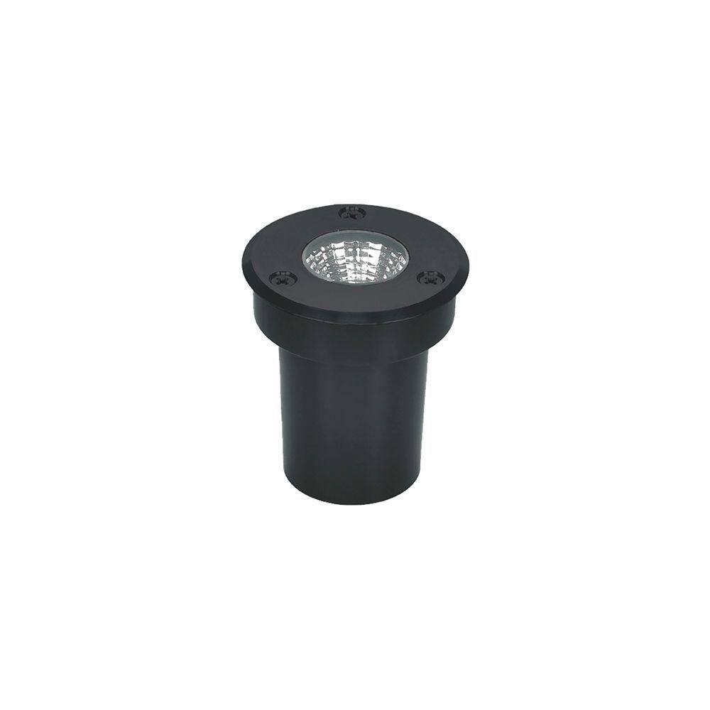 Embutido De Solo Led Astraled Es-6916 Felis 5w Bivolt Preto 3000k Luz Amarela 3000k Luz Amarela Es-6916