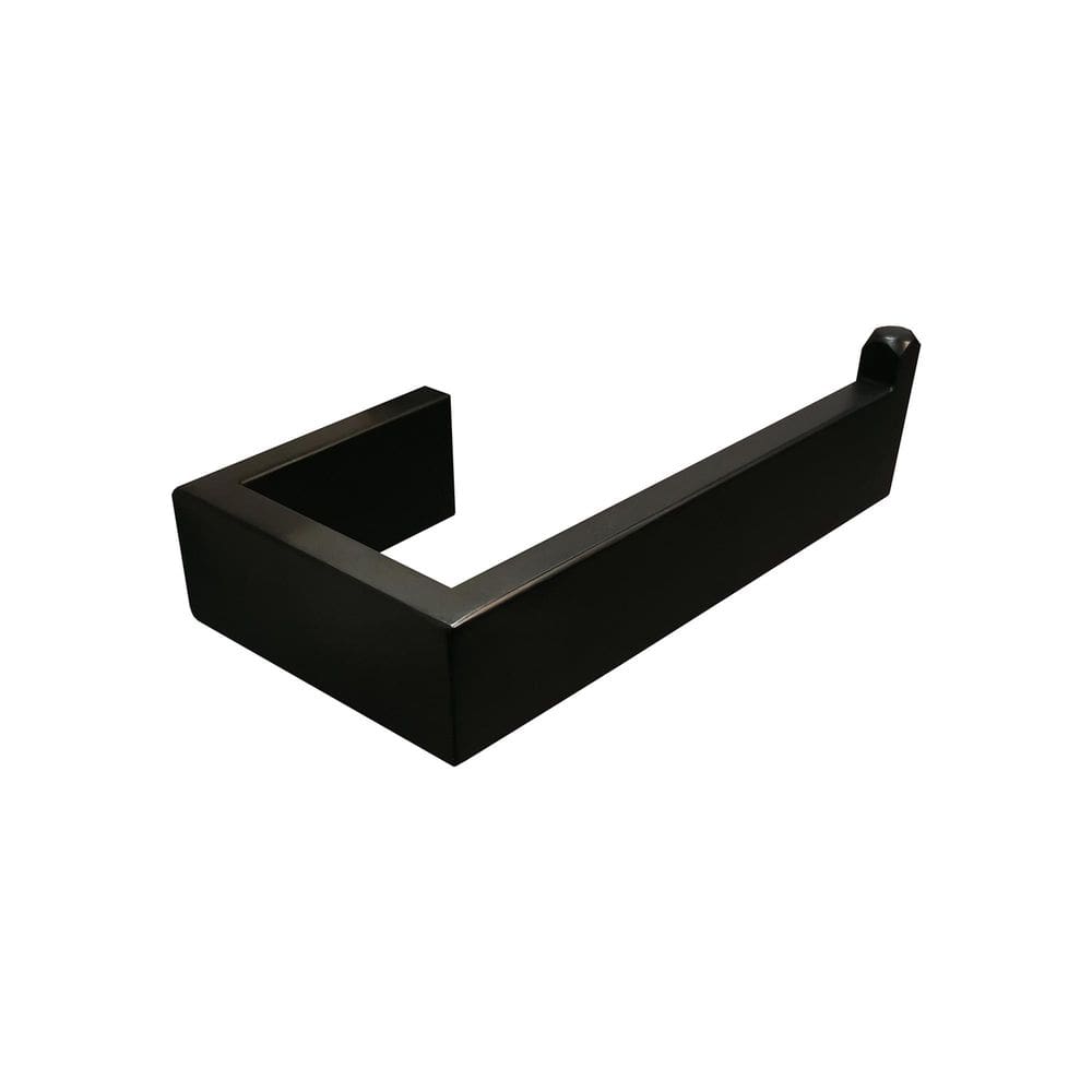 Papeleiro Quadrado Inox Preto