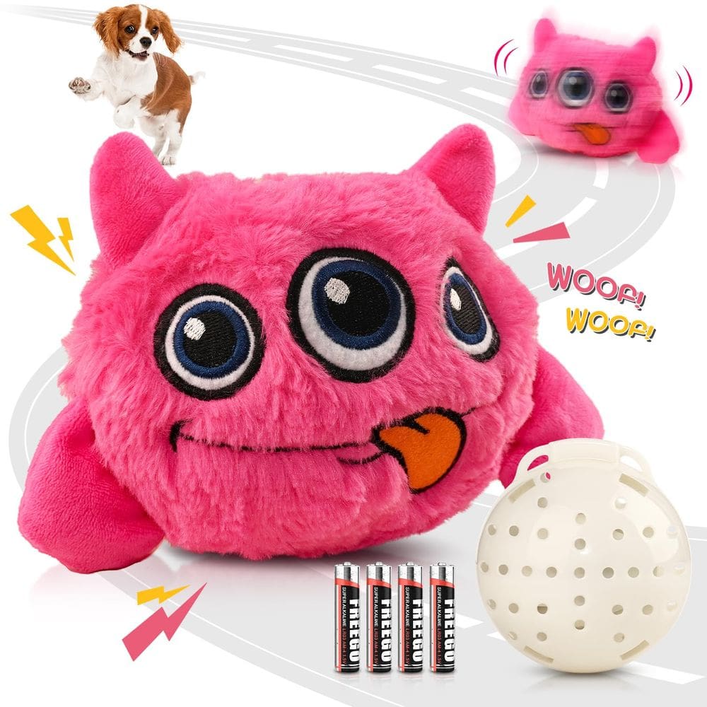 Brinquedo interativo para cães Petbobi Plush Bouncing para raças pequenas