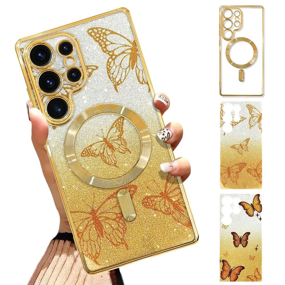 Capa de telefone Illians Fit Samsung Galaxy S25 Ultra 6,9” dourada
