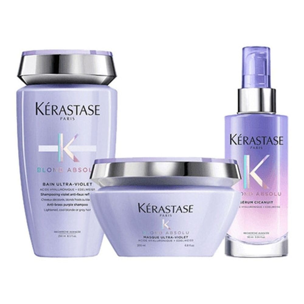 Kit Kérastase Blondabsolu Bain Lumiére Shamp+cicaflash+sérum