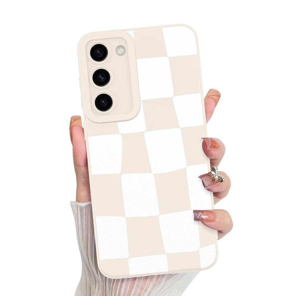 Capa de telefone KANGHAR compatível com Samsung Galaxy S23 - branca