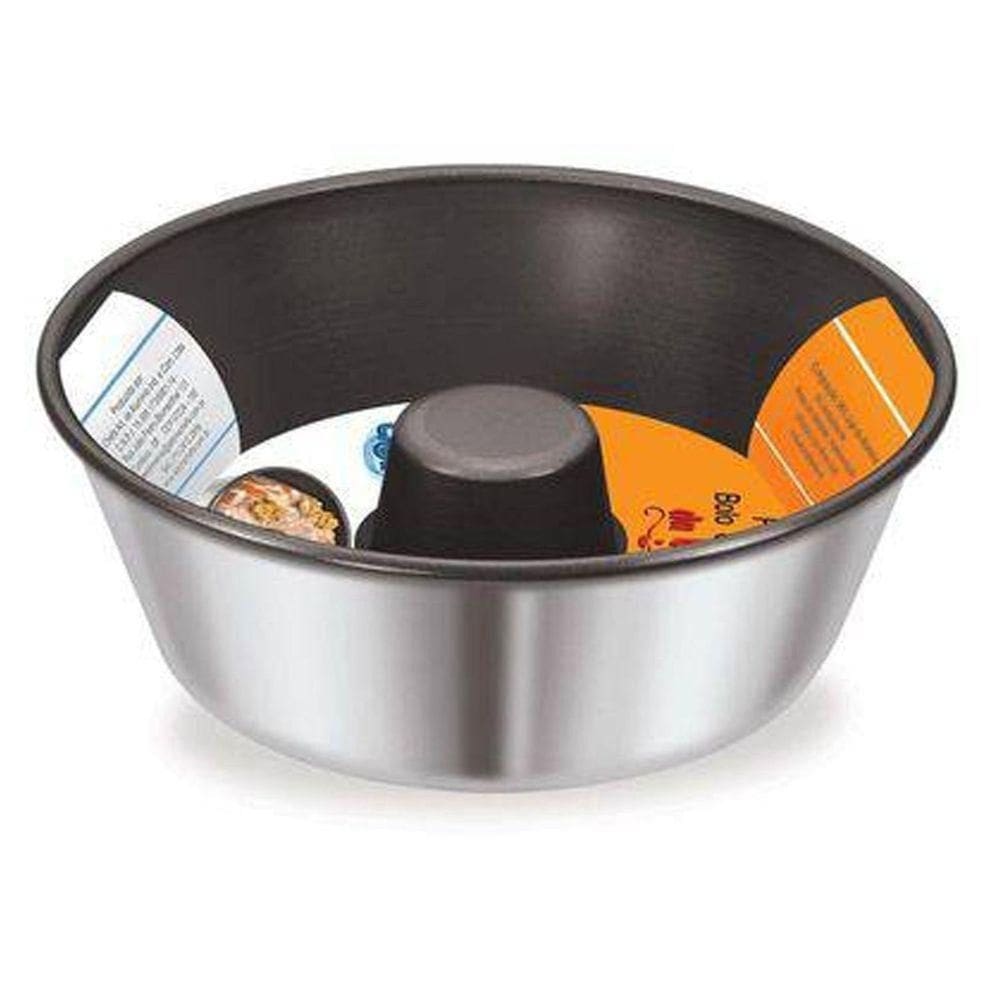 Forma Para Bolo E Pudim 22 Cm Alumínio Reforçado 0.146 Dona Chefa