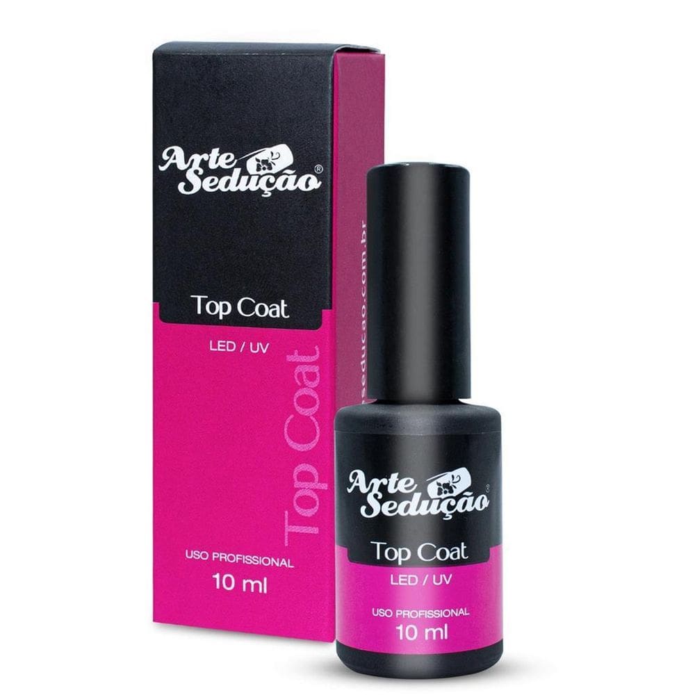Top Coat Finalizador Intensificador De Cor 10Ml Arte Sedução