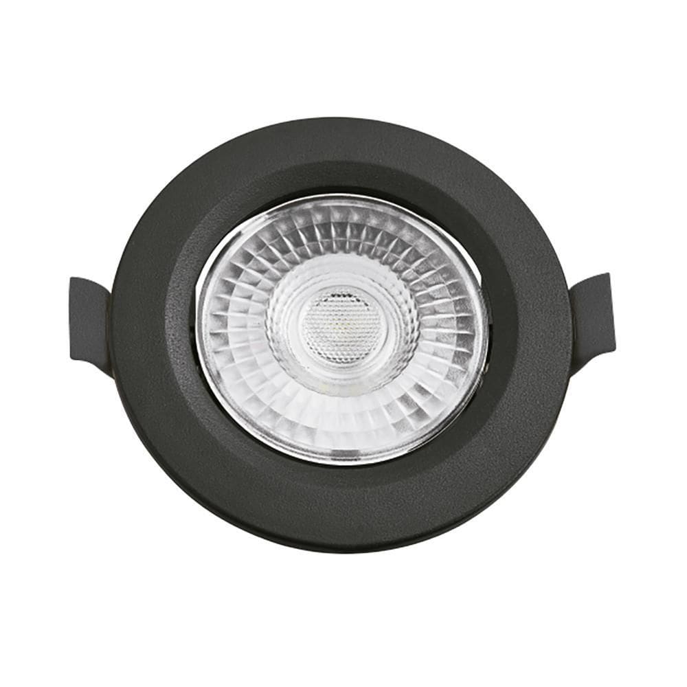 Spot De Led Embutir Alltop Par20 Redondo 7W Preto 4000K