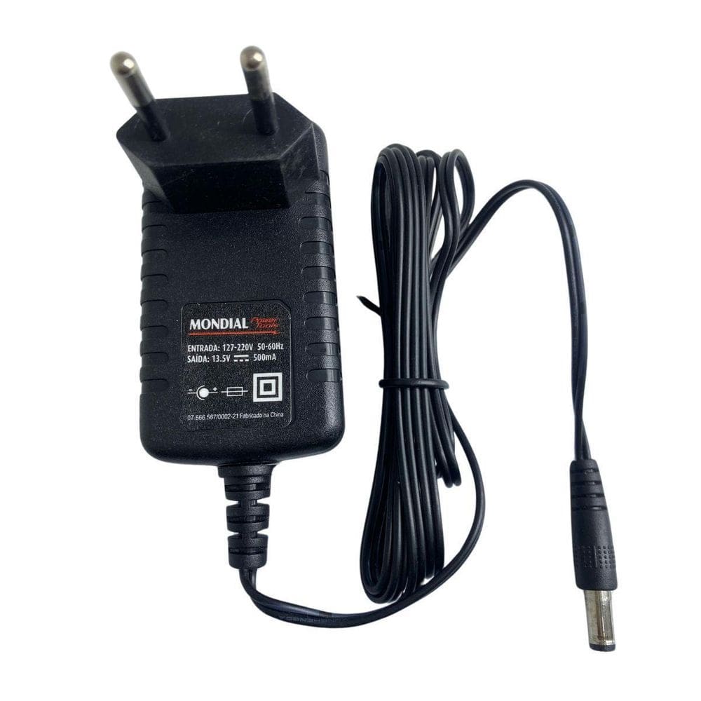 Fonte Carregador 12V 500Ma Parafusadeira Pi-11Ma Mondial