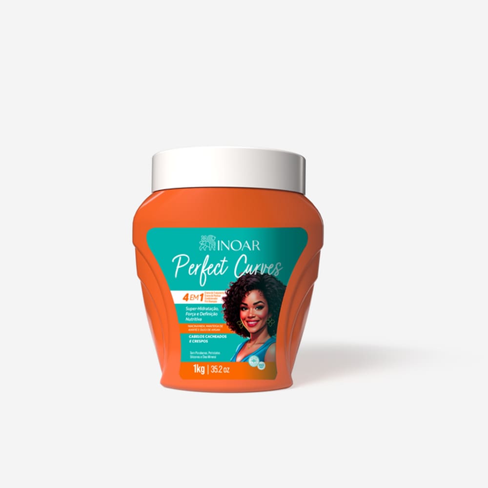 Inoar Creme Poder das Vitaminas Perfect Curves 1Kg