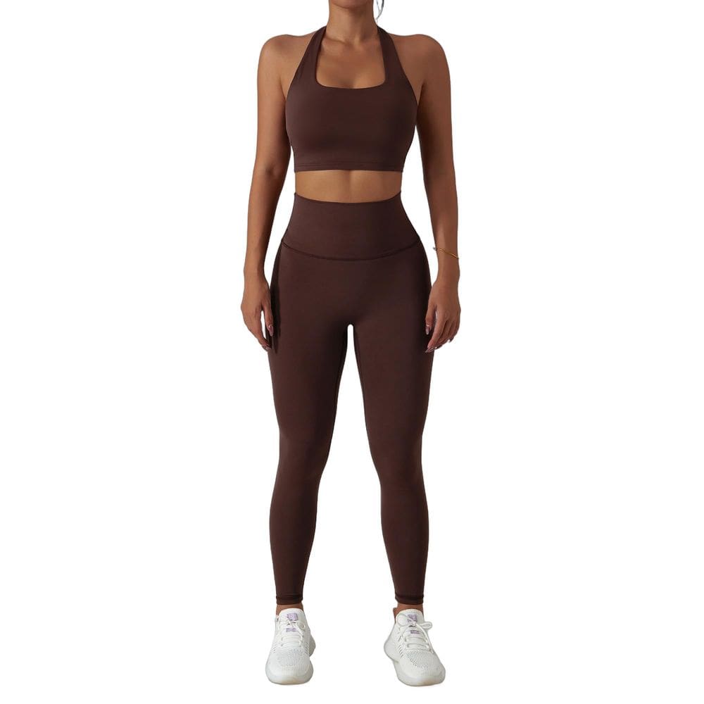 Conjunto de treino MUMANAIXI Seamless que absorve a umidade para mulheres