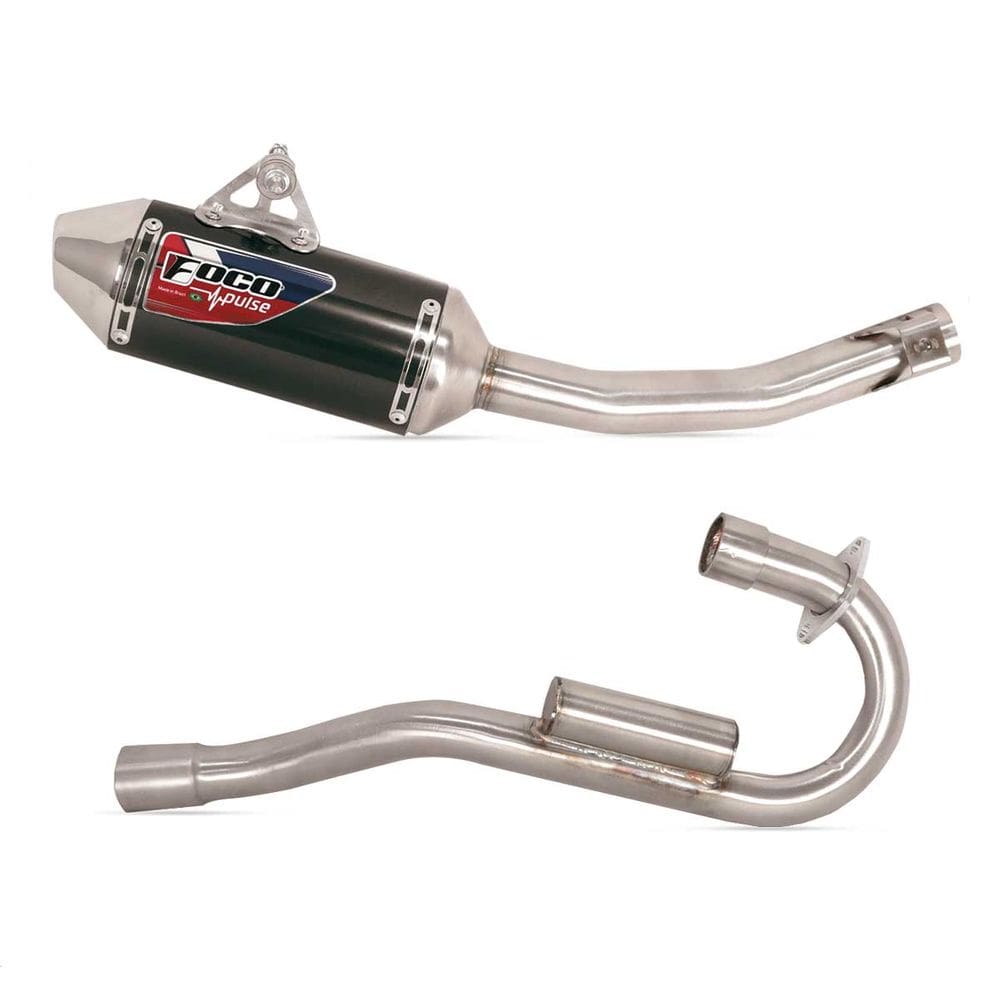 Escapamento Foco Racing Pulse Crf 230 Trilha Motocross Enduro