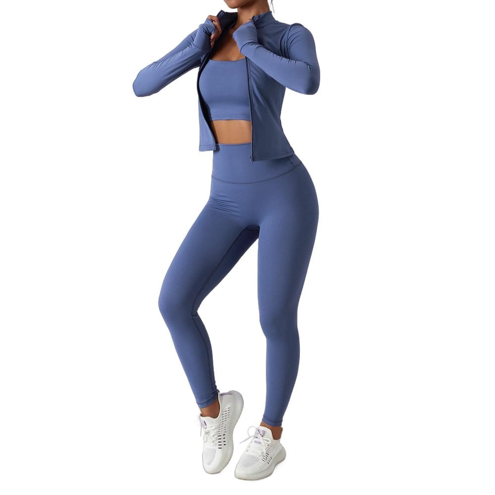 Conjunto de treino MUMANAIXI Seamless que absorve a umidade para mulheres