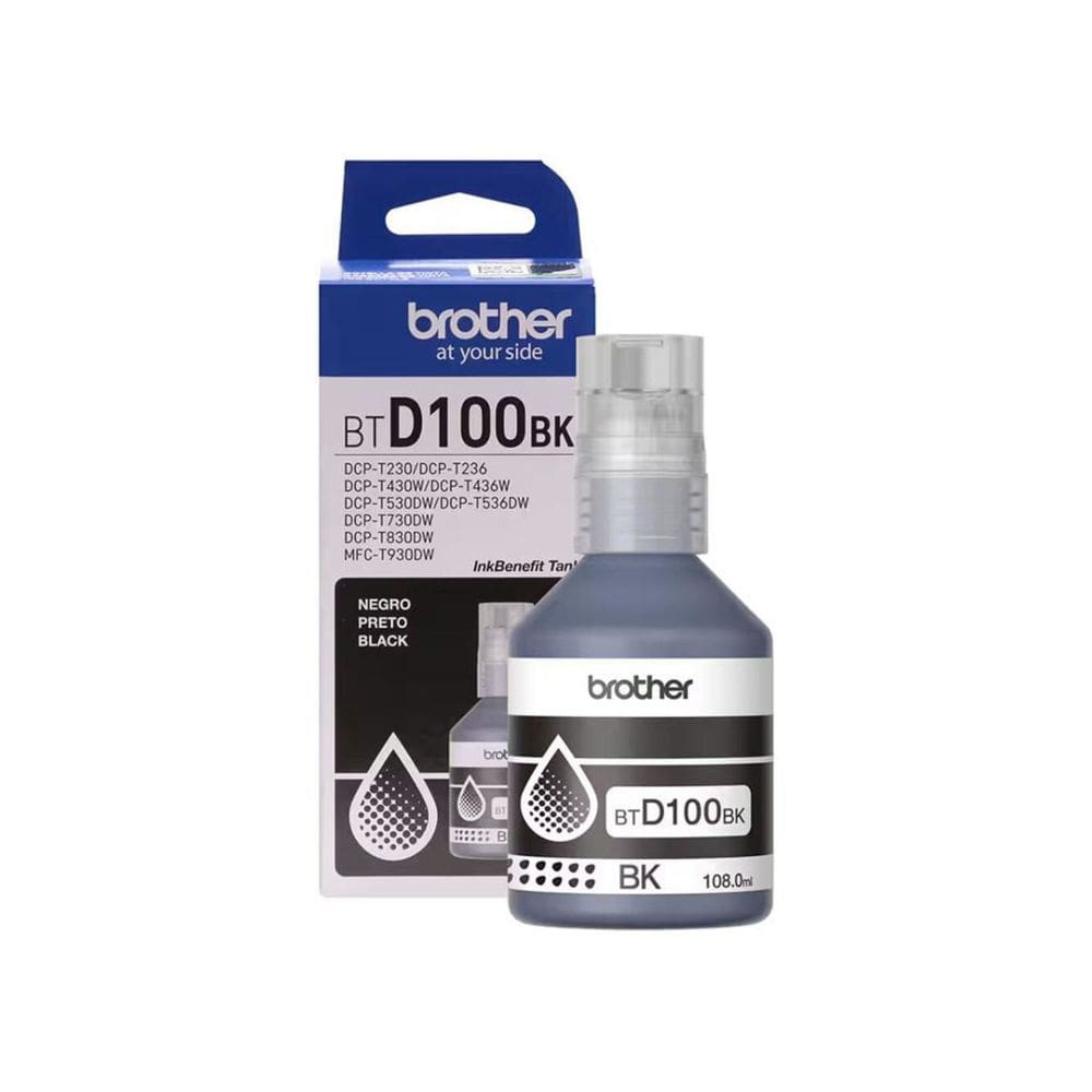 Refil de Tinta Preto Brother - BTD100BK